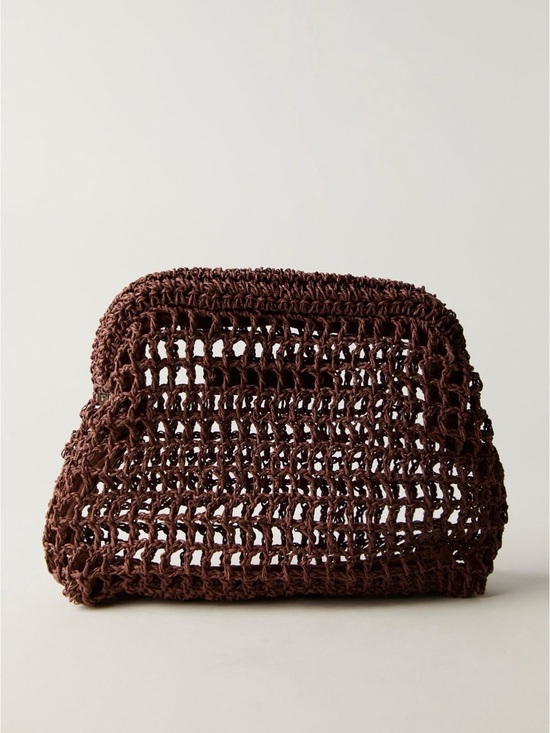 Free People Handbags - NWT Free People Sand Bound Clutch- Chocolate